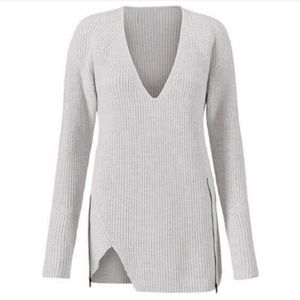 CAbi Gray Tunic Sweater NWOT